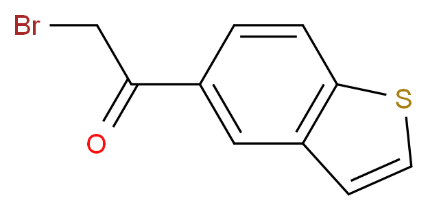 1-(1-benzothiophen-5-yl)-2-bromo-1-ethanone_分子结构_CAS_1131-87-9)