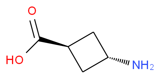 trans-3-AMinocyclobutanecarboxylic acid_分子结构_CAS_74307-75-8)