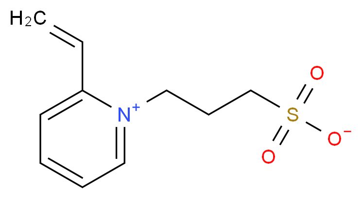2-ethenyl-1-(3-sulfonatopropyl)pyridin-1-ium_分子结构_CAS_6613-64-5
