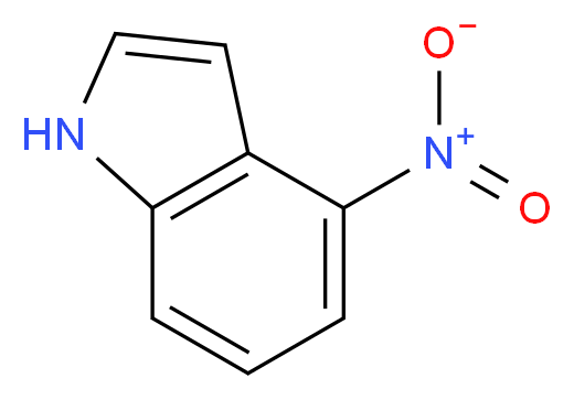 4-nitro-1H-indole_分子结构_CAS_)