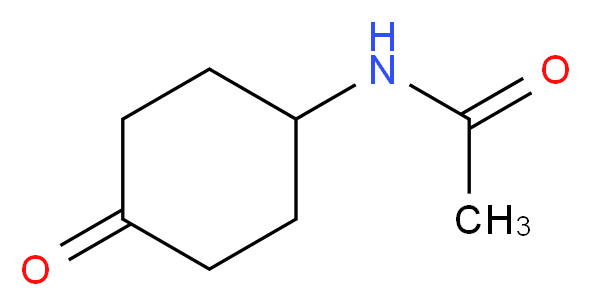 N-(4-oxocyclohexyl)acetamide_分子结构_CAS_27514-08-5