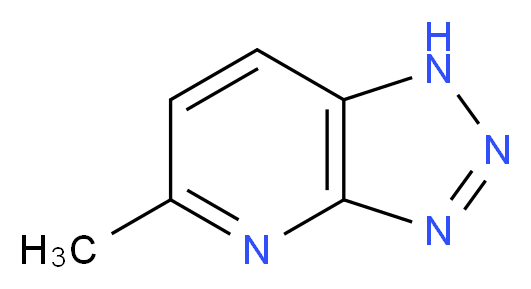 5-Methyl-1H-[1,2,3]triazolo[4,5-b]pyridine_分子结构_CAS_27582-23-6)