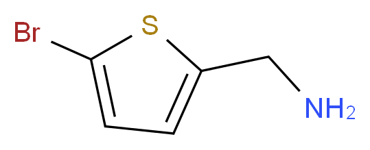 (5-bromothiophen-2-yl)methanamine_分子结构_CAS_)