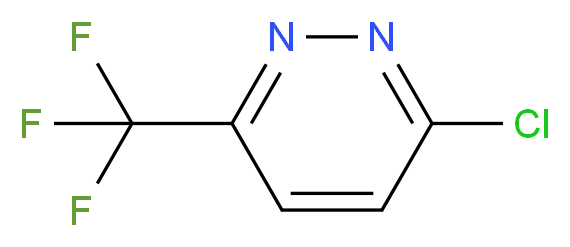 3-Chloro-6-(trifluoromethyl)pyridazine_分子结构_CAS_258506-68-2)