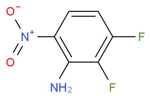 2,3-difluoro-6-nitroaniline_分子结构_CAS_211693-73-1