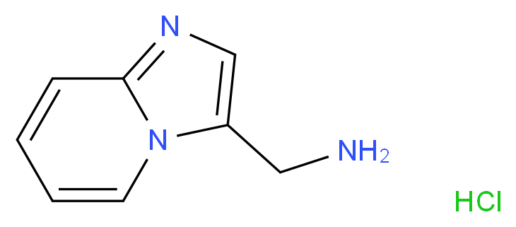 imidazo[1,2-a]pyridin-3-ylmethanamine hydrochloride_分子结构_CAS_34164-92-6