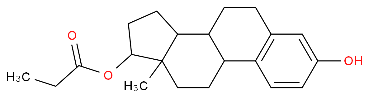 5-hydroxy-15-methyltetracyclo[8.7.0.0<sup>2</sup>,<sup>7</sup>.0<sup>1</sup><sup>1</sup>,<sup>1</sup><sup>5</sup>]heptadeca-2(7),3,5-trien-14-yl propanoate_分子结构_CAS_3758-34-7