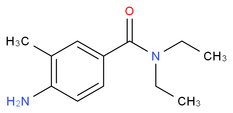 4-amino-N,N-diethyl-3-methylbenzamide_分子结构_CAS_926229-45-0)