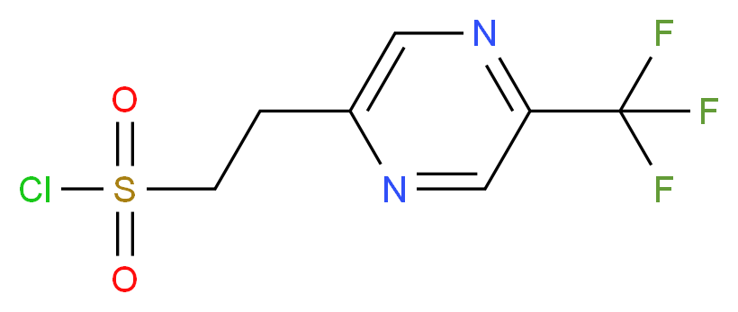 2-(5-(trifluoromethyl)pyrazin-2-yl)ethanesulfonyl chloride_分子结构_CAS_1196153-77-1)