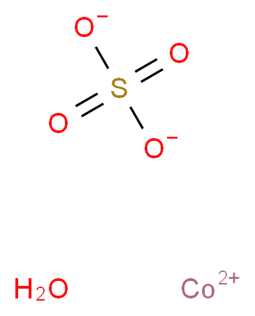 COBALT SULFATE HYDRATE_分子结构_CAS_60459-08-7)