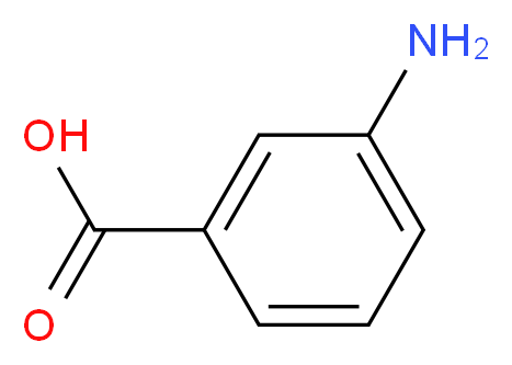 m-AMINOBENZOIC ACID_分子结构_CAS_99-05-8)