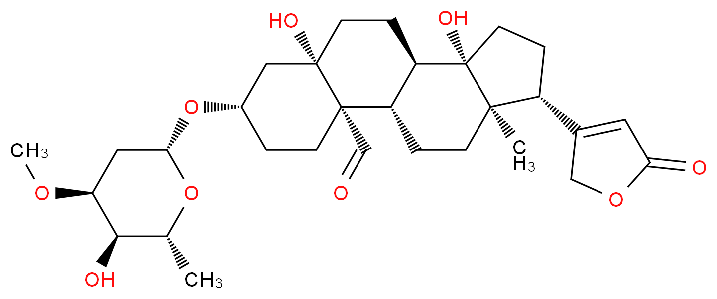 Cymarin_分子结构_CAS_508-77-0)