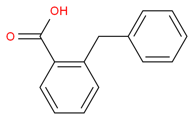 2-Benzylbenzoic acid_分子结构_CAS_612-35-1)