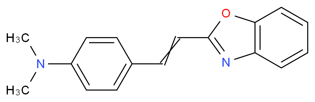 4-(2-benzooxazol-2-ylethenyl)-n,n-dimethylaniline_分子结构_CAS_24675-13-6)