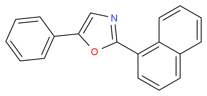 &alpha;-NAPHTHYLPHENYLOXAZOLE_分子结构_CAS_846-63-9)