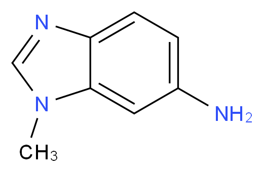 1-Methyl-1H-benzimidazol-6-amine_分子结构_CAS_)