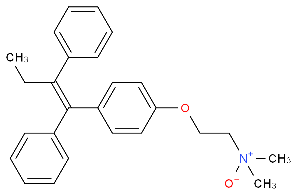 Tamoxifen N-Oxide_分子结构_CAS_75504-34-6)