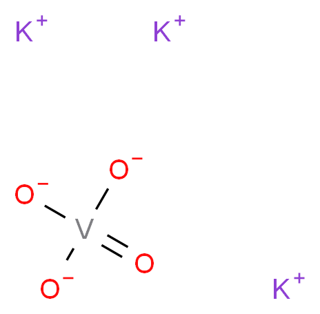 原钒酸钾_分子结构_CAS_14293-78-8)