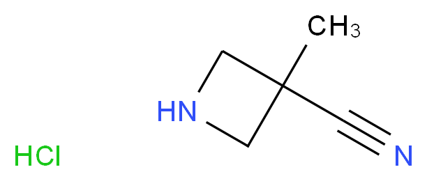 3-Methylazetidine-3-carbonitrile hydrochloride_分子结构_CAS_936850-33-8)