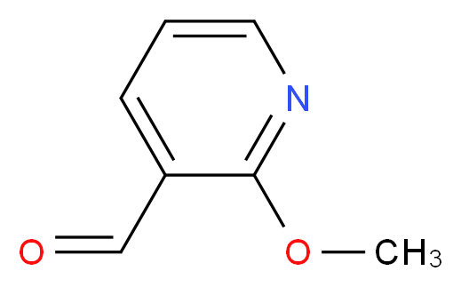 2-methoxypyridine-3-carbaldehyde_分子结构_CAS_71255-09-9