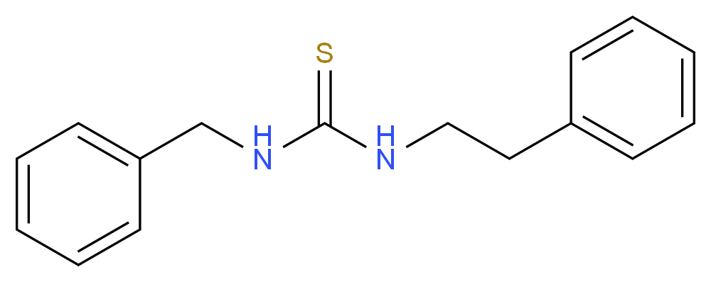 1-Benzyl-3-phenethyl-2-thiourea_分子结构_CAS_)