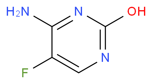 4-amino-5-fluoropyrimidin-2-ol_分子结构_CAS_2022-85-7
