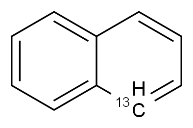 (1-<sup>1</sup><sup>3</sup>C)naphthalene_分子结构_CAS_20526-83-4