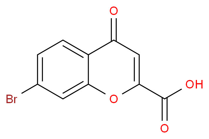 7-Bromochromone-2-carboxylic acid_分子结构_CAS_113850-96-7)