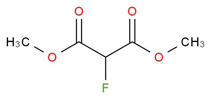 1,3-dimethyl 2-fluoropropanedioate_分子结构_CAS_344-14-9