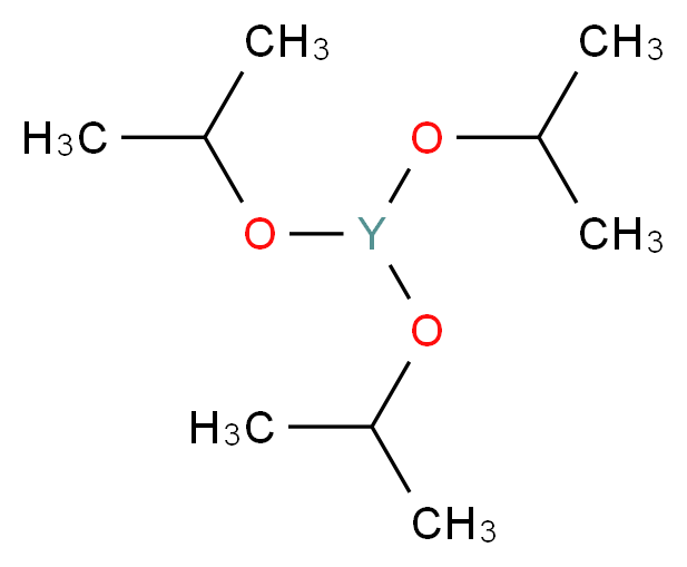 异丙醇钇_分子结构_CAS_2172-12-5)