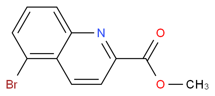 Methyl 5-bromoquinoline-2-carboxylate_分子结构_CAS_1355174-78-5)