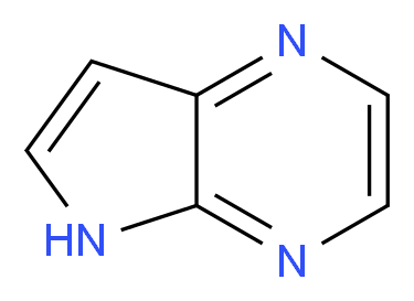 5H-pyrrolo[2,3-b]pyrazine_分子结构_CAS_4745-93-1