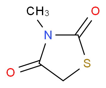 3-Methyl-1,3-thiazolane-2,4-dione_分子结构_CAS_16312-21-3)