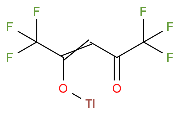 六氟乙酰丙酮铊(I)_分子结构_CAS_15444-43-6)