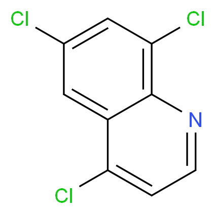 4,6,8-trichloroquinoline_分子结构_CAS_855763-15-4