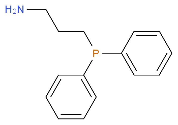 (3-aminopropyl)diphenylphosphane_分子结构_CAS_16605-03-1