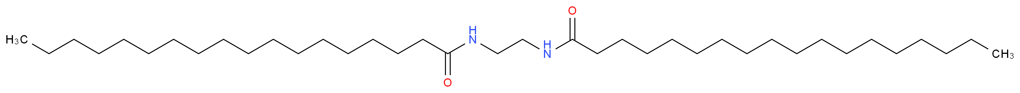 N-(2-octadecanamidoethyl)octadecanamide_分子结构_CAS_110-30-5