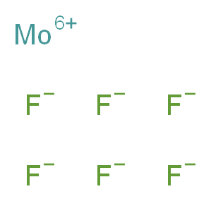 molybdenum(6+) ion hexafluoride_分子结构_CAS_7783-77-9