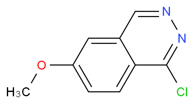 1-CHLORO-6-METHOXY-PHTHALAZINE_分子结构_CAS_256443-70-6)