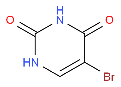 5-bromo-1,2,3,4-tetrahydropyrimidine-2,4-dione_分子结构_CAS_51-20-7