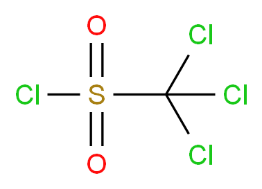 trichloromethanesulfonyl chloride_分子结构_CAS_)