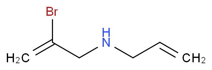 N-allyl-2-bromoprop-2-en-1-amine_分子结构_CAS_87280-21-5)