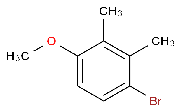 4-Bromo-2,3-dimethylanisole_分子结构_CAS_50638-48-7)