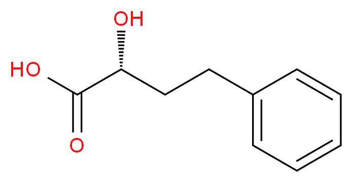 (2R)-2-hydroxy-4-phenylbutanoic acid_分子结构_CAS_29678-81-7