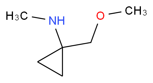 1-(methoxymethyl)-N-methylcyclopropan-1-amine_分子结构_CAS_1094071-97-2