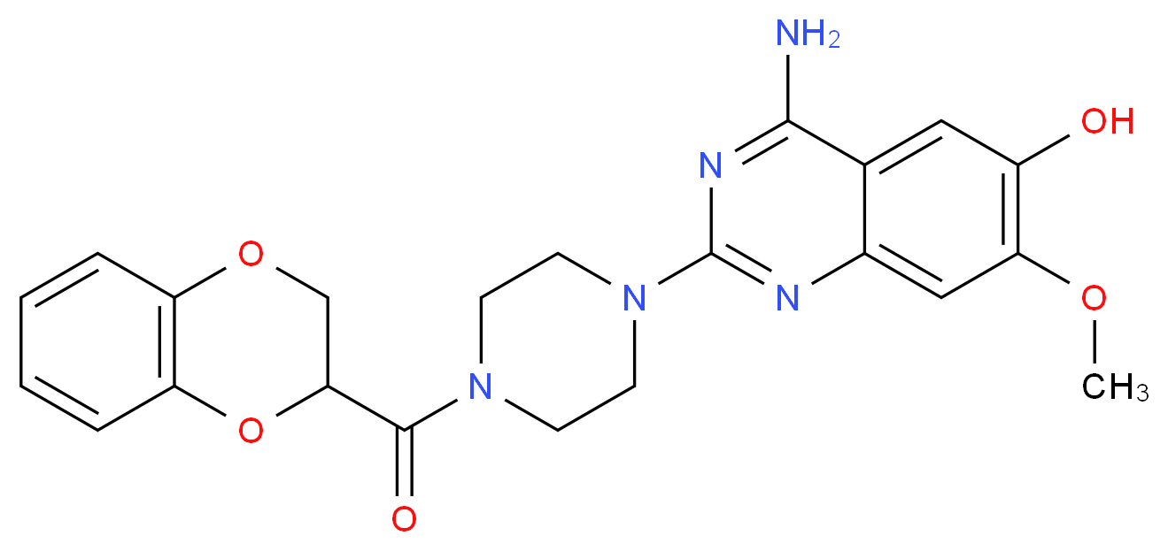 6-Hydroxy Doxazosin_分子结构_CAS_102932-26-3)