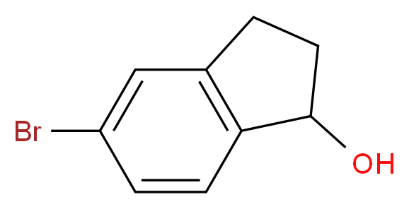 5-bromo-2,3-dihydro-1H-inden-1-ol_分子结构_CAS_)