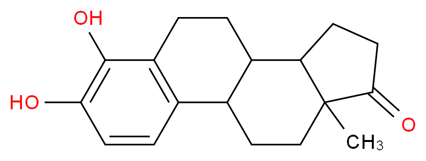 4-HYDROXYESTRONE_分子结构_CAS_3131-23-5)