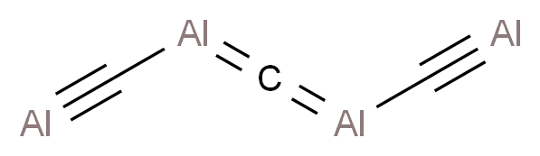 1,3,5,7-tetraaluminahepta-3,4-dien-1,6-diyne_分子结构_CAS_12656-43-8