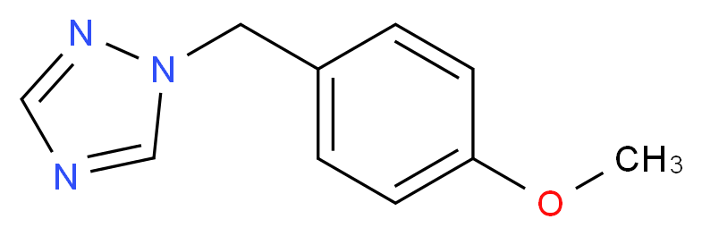 1-[(4-methoxyphenyl)methyl]-1H-1,2,4-triazole_分子结构_CAS_115201-42-8